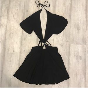Cut out mini dress